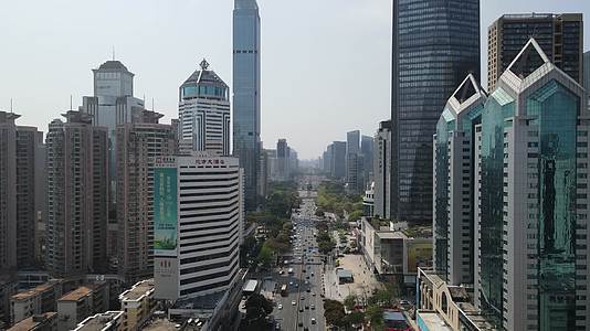 广东深圳城市建设航拍视频的预览图