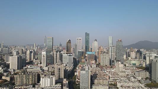 南京新街口高楼建筑航拍视频的预览图