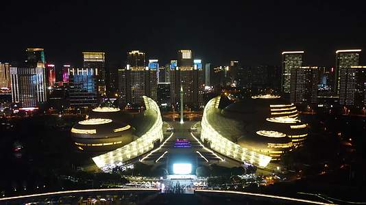 河南郑州城市风光地标建筑航拍视频的预览图