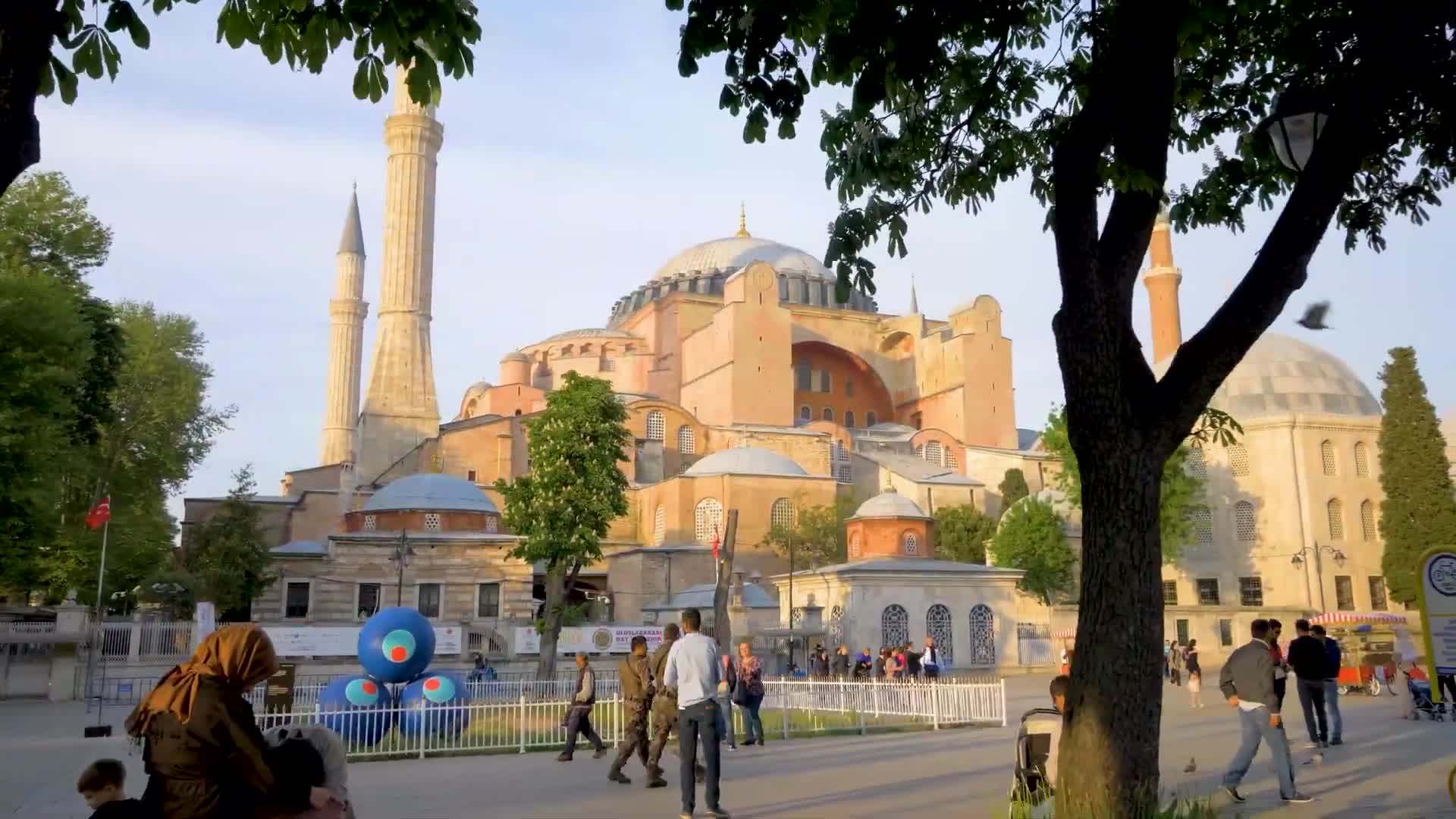 国外特色建筑土耳其风情人文自然景观城市戈壁视频的预览图