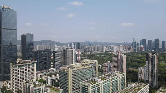 广东深圳城市建设航拍视频的预览图