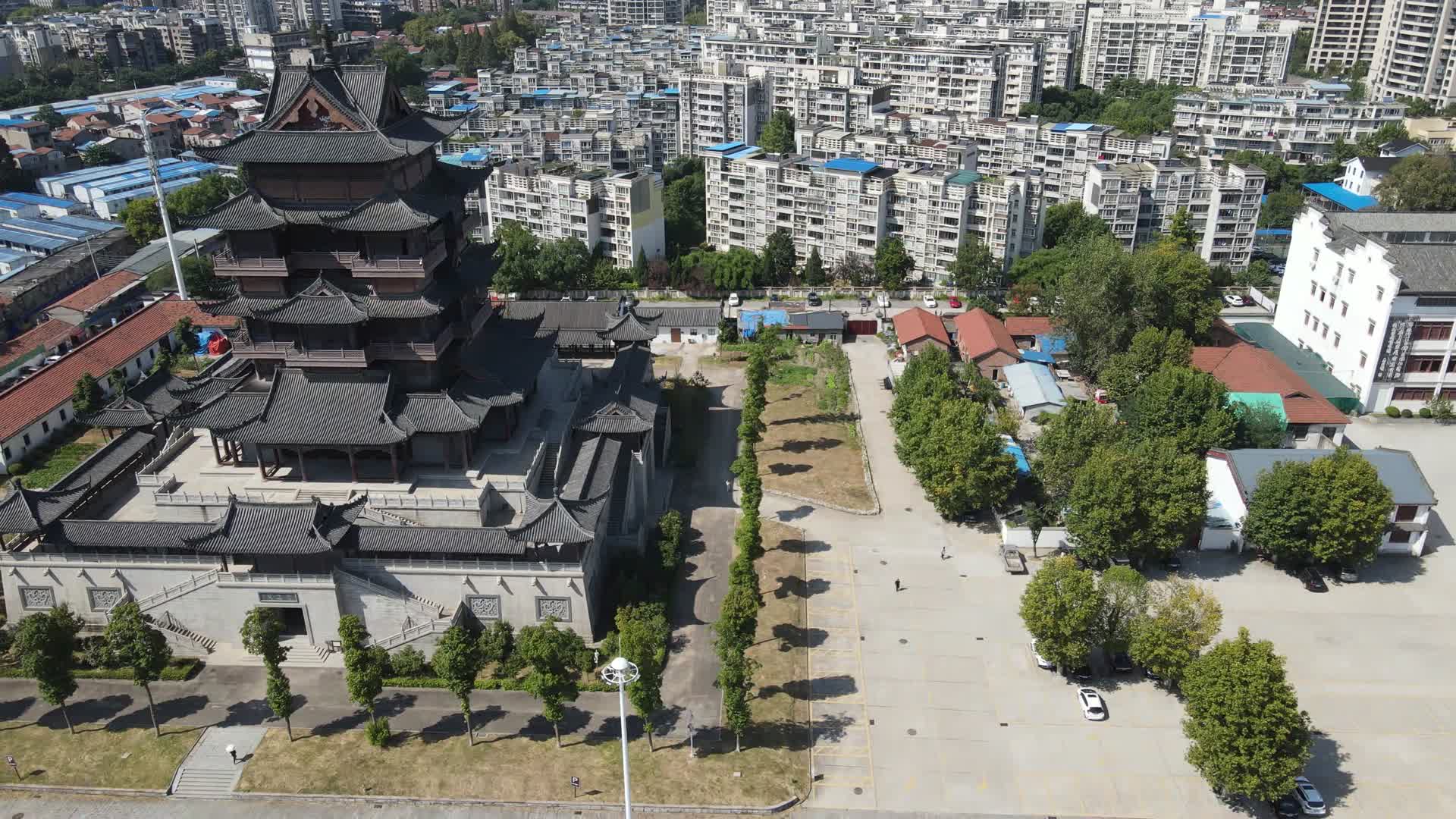 广西南宁城市地标建筑航拍视频的预览图