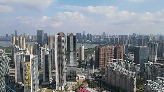 湖北武汉城市风光旅游景区航拍视频的预览图