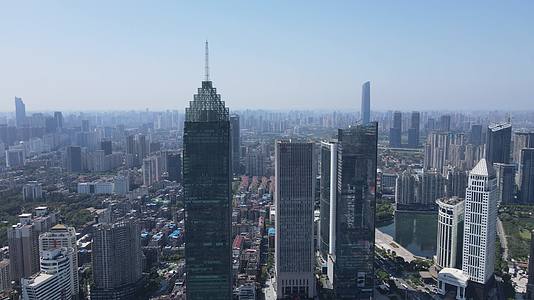 武汉汉口商务中心航拍视频的预览图