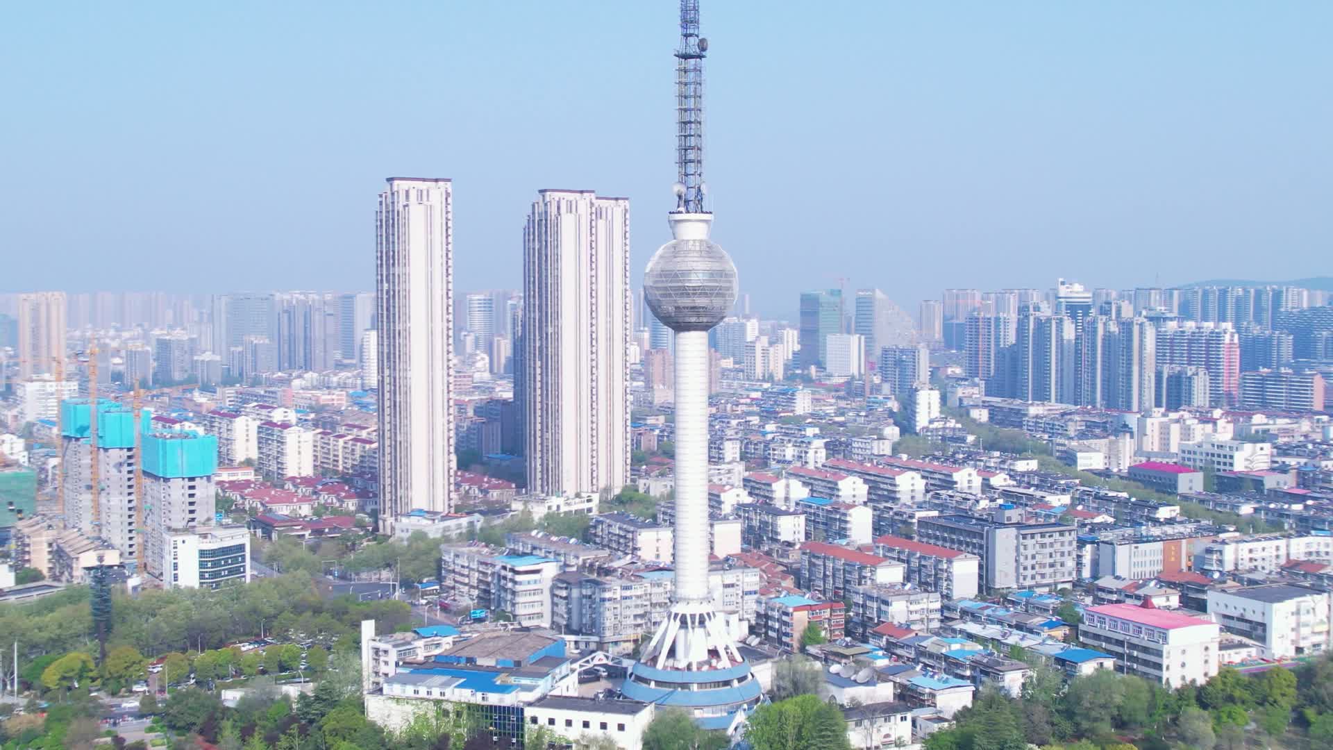 徐州市电视塔4k航拍视频的预览图