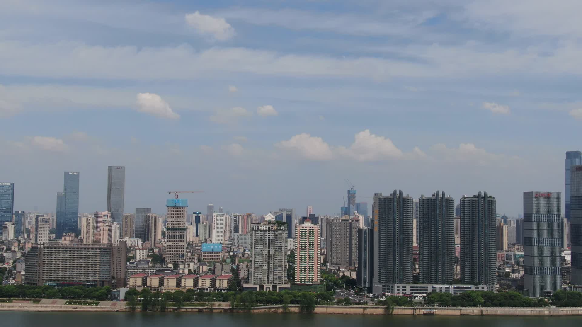 山东济南城市风光航拍视频的预览图