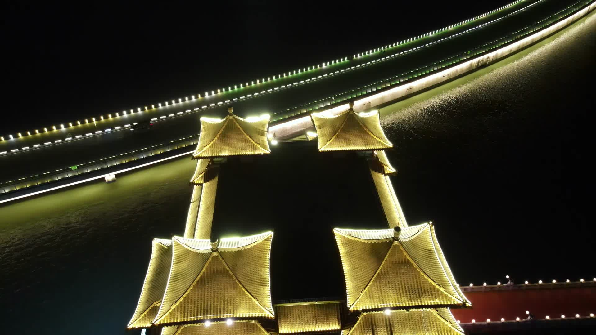 湖南长沙城市风光航拍视频的预览图