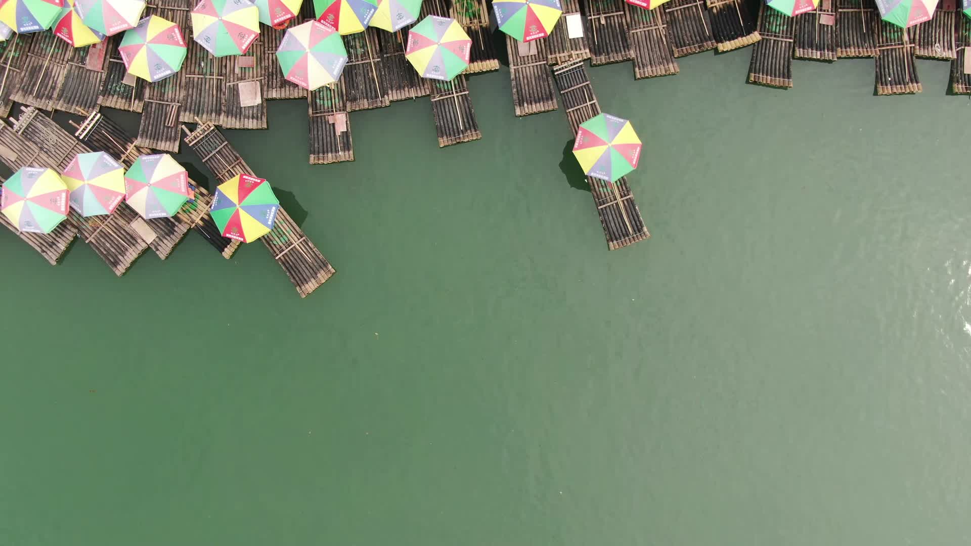 广西桂林遇龙河景区航拍视频的预览图
