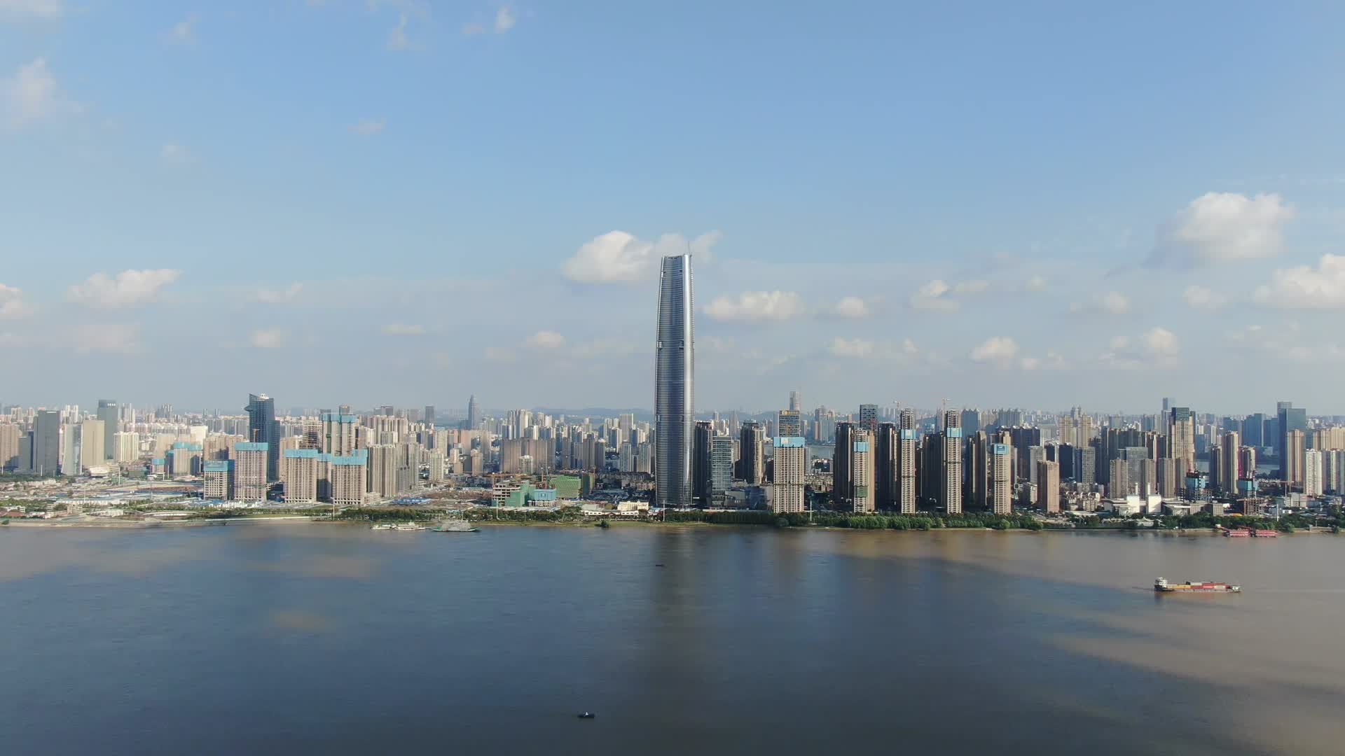 武汉长江风光风景航拍视频的预览图