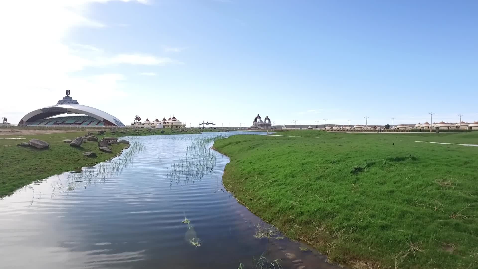 Y1内蒙古乌兰察布四子王旗草原航拍1视频的预览图