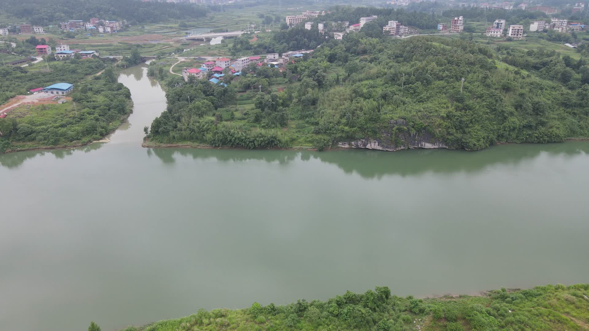 湖南邵阳隆回赧水风光航拍视频的预览图