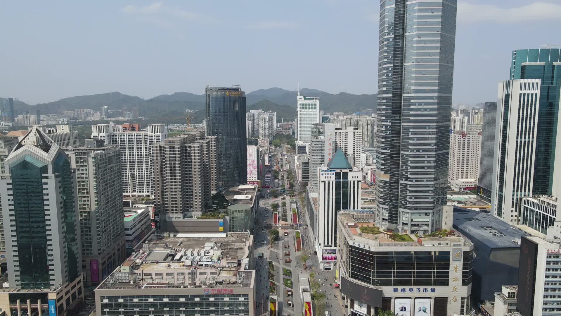 广东深圳城市风光航拍视频的预览图