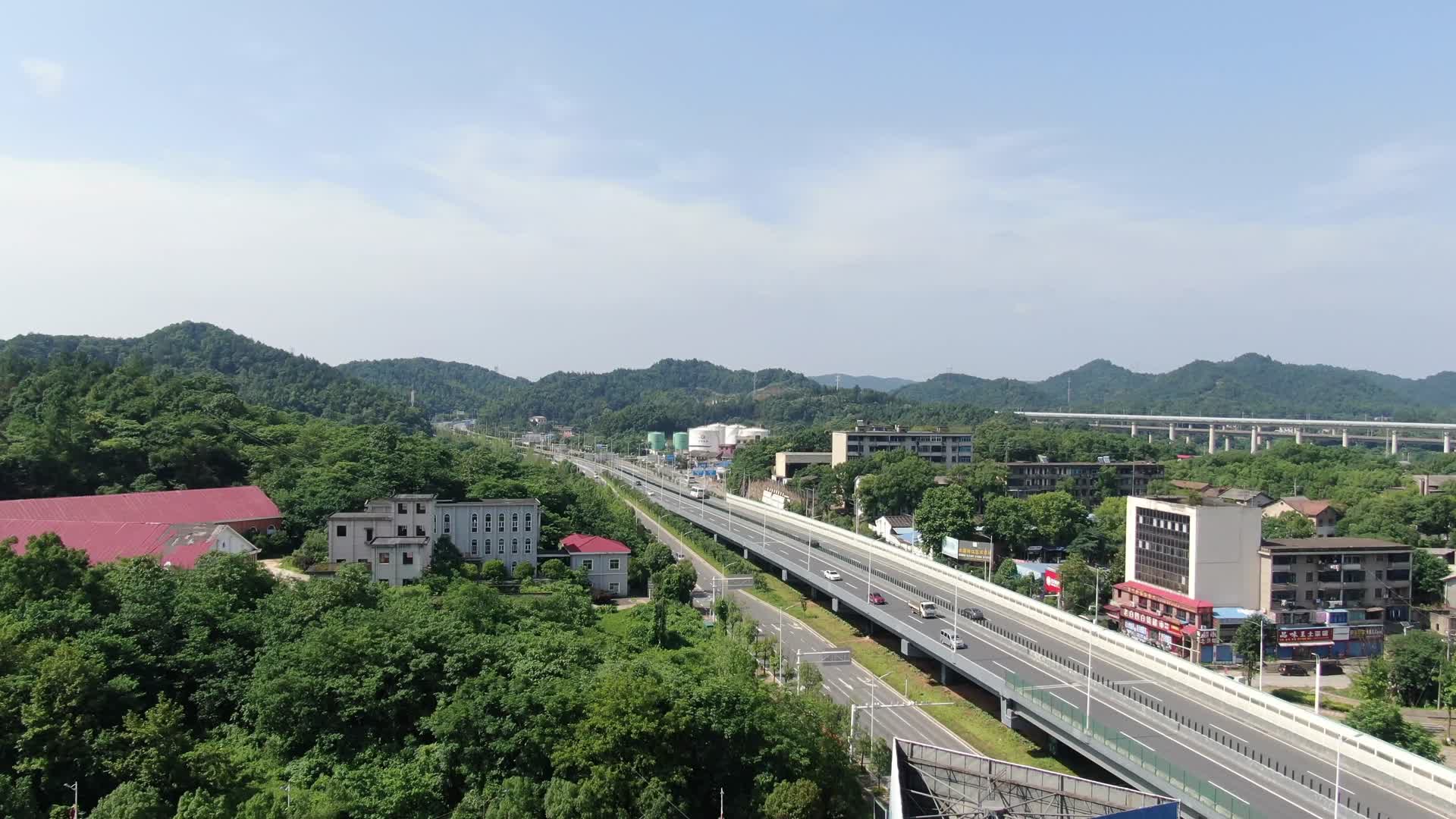航拍湖南湘潭昭山风景区视频的预览图