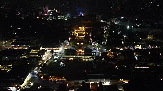 南京夫子庙5A景区夜景视频的预览图