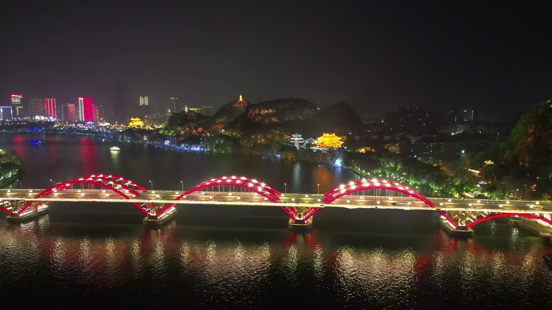 柳州城市交通航拍视频的预览图