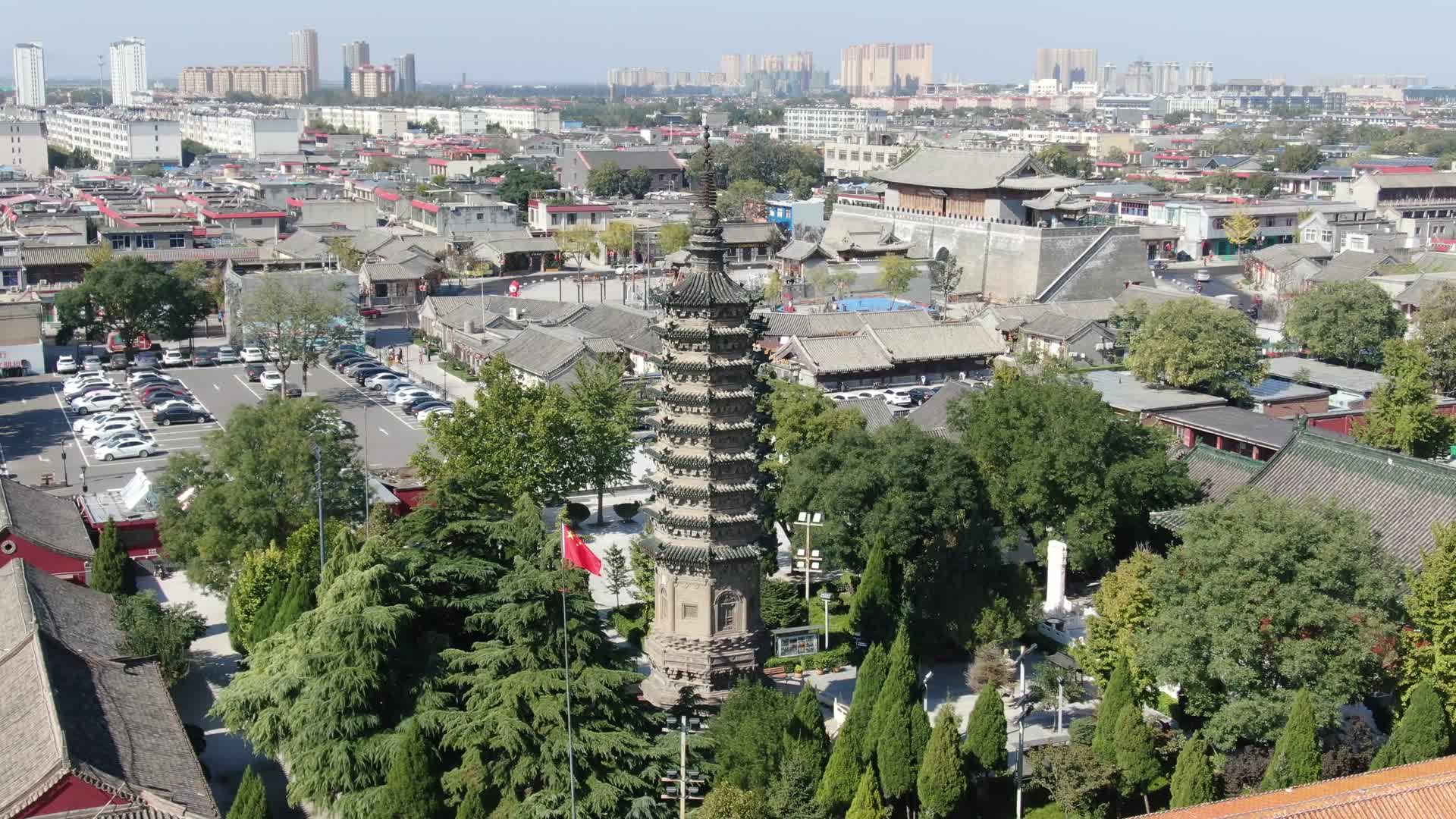 河北石家庄正定临济寺澄灵塔视频的预览图