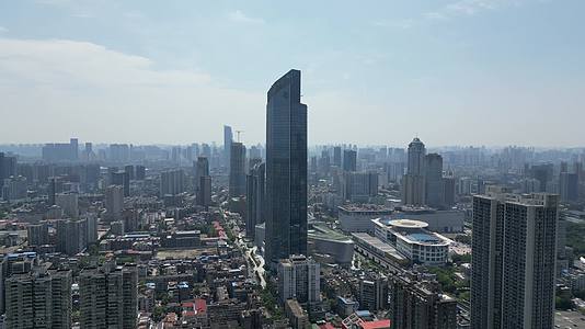 武汉城市高楼建筑航拍视频的预览图
