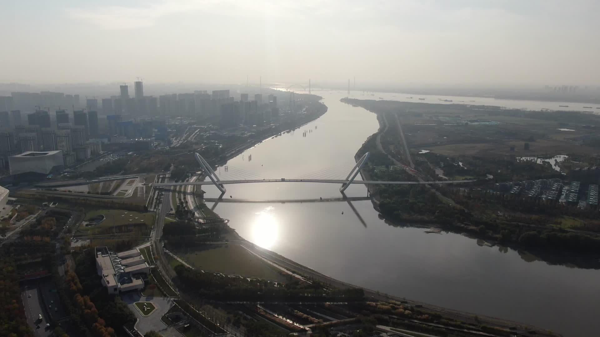 江苏南京城市风光航拍视频的预览图