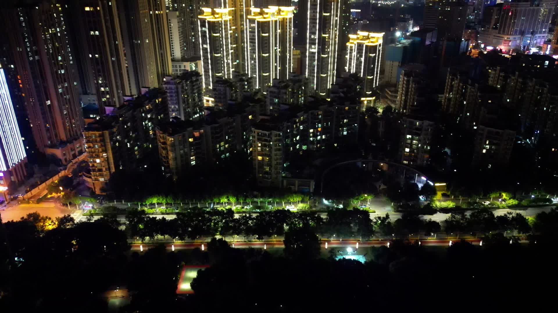 宜昌城市建设高楼建筑航拍视频的预览图