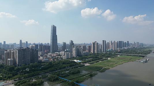 武汉城市风光旅游景区航拍视频的预览图
