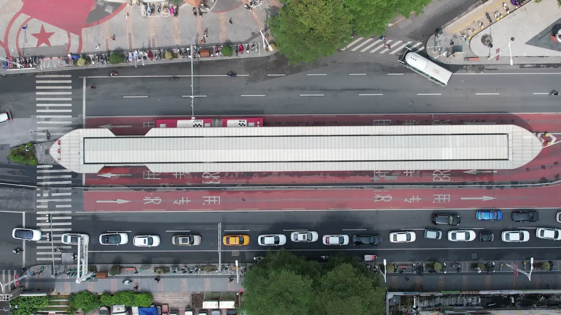 广西南宁城市交交通航拍视频的预览图