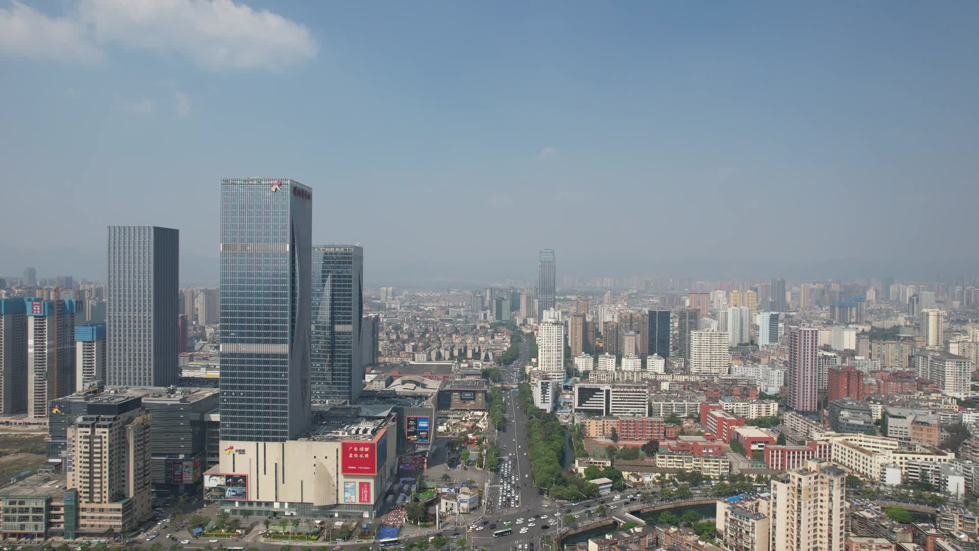 云南昆明城市风光航拍视频的预览图