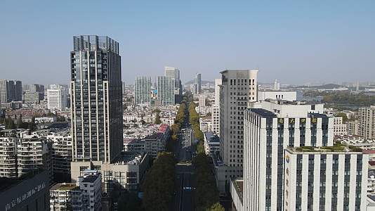 江苏南京城市风光高楼建筑航拍视频的预览图