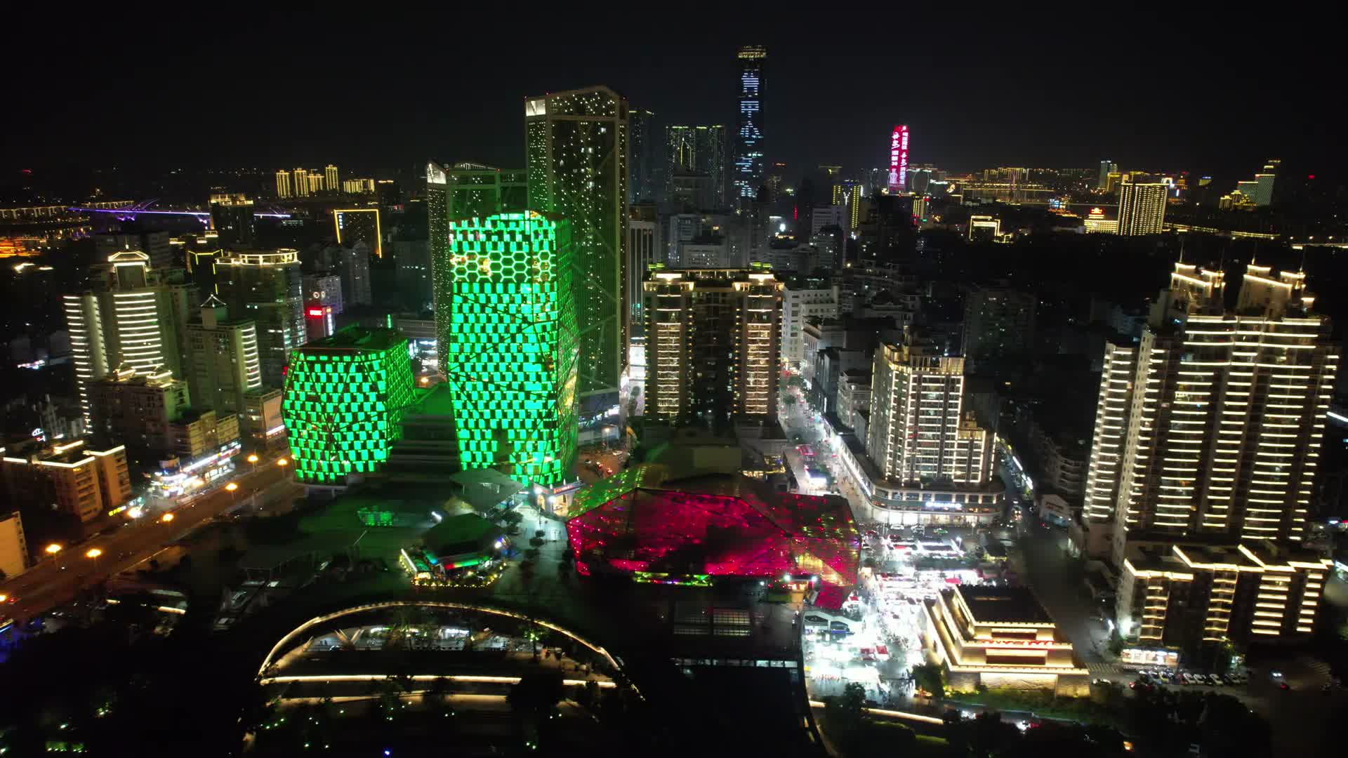柳州城市建设高楼航拍视频的预览图