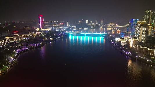 柳州城市风光建筑航拍视频的预览图