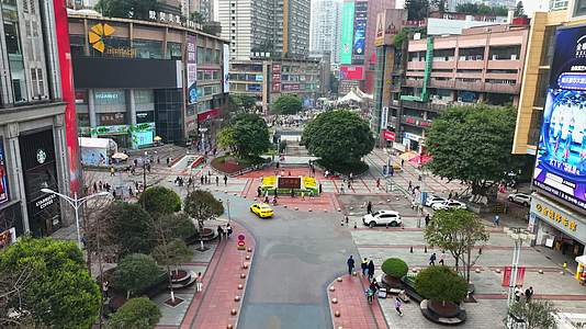 4K重庆沙坪坝三峡广场延时城市宣传片视频的预览图