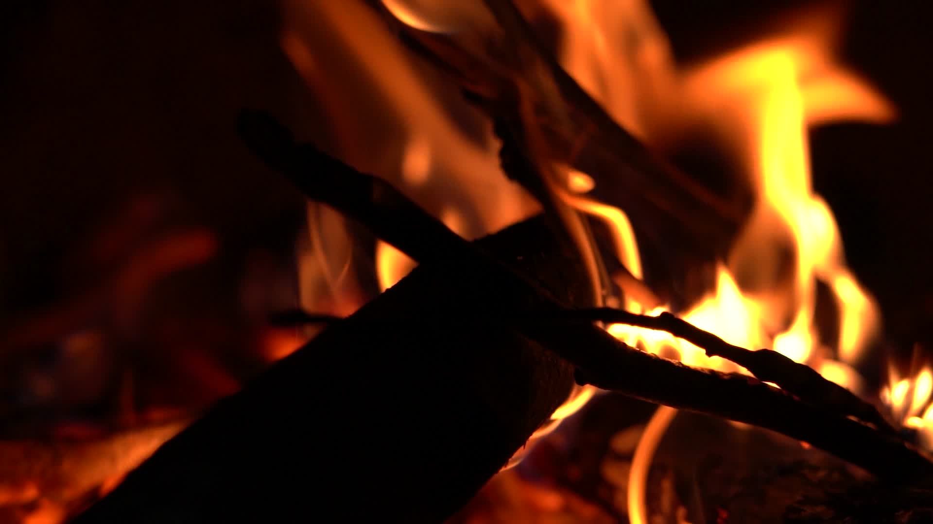 特写简约农村柴火灶火苗火焰燃烧实拍视频视频的预览图