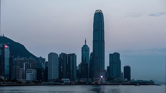 香港IFC国际金融中心延时摄影视频的预览图