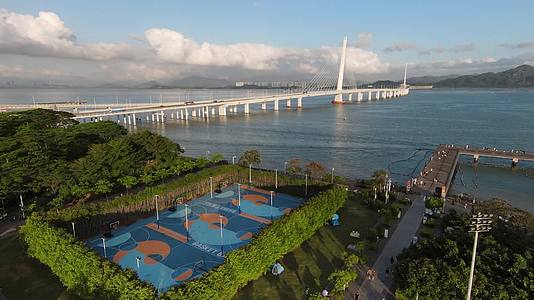 深圳湾海边运动公园视频的预览图