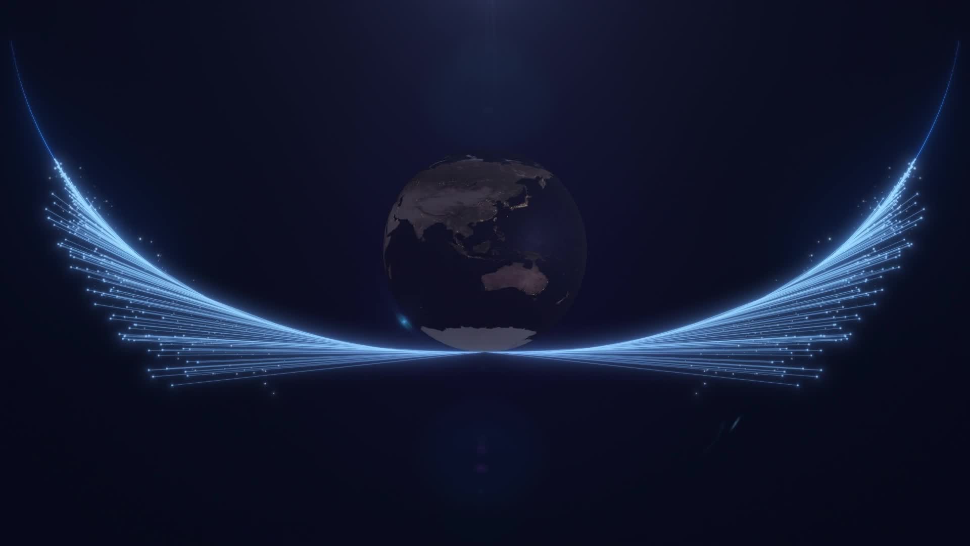 科技片头片尾粒子光线视频的预览图