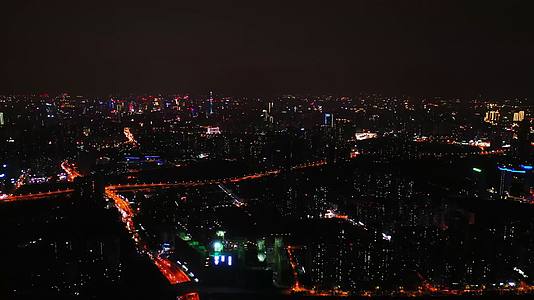 4K成都龙泉驿夜景视频的预览图