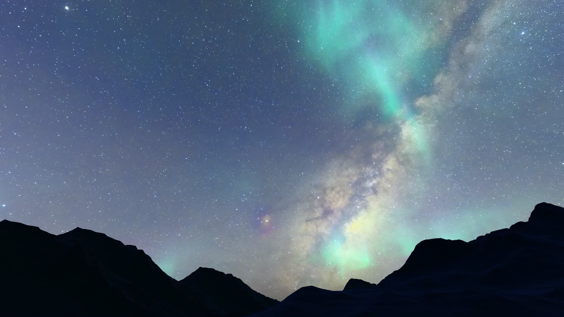 唯美北极光视频的预览图