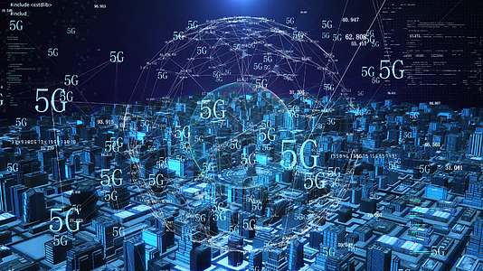科技城市和5g网络通信数据信号传输概念视频的预览图