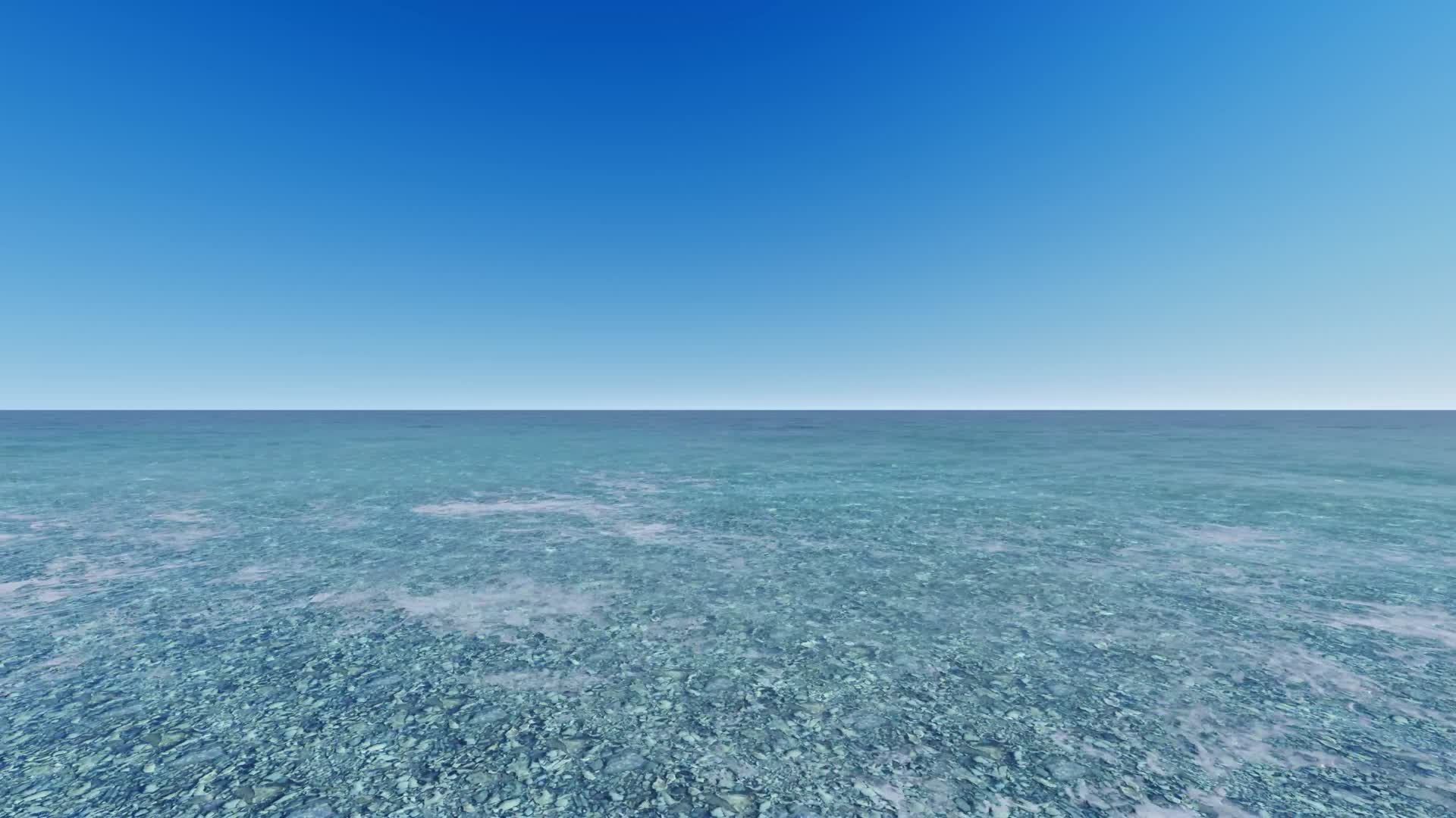 4K蓝天清清海水视频的预览图