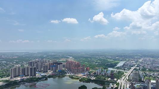 4K航拍广西钦州城市自然风光视频的预览图