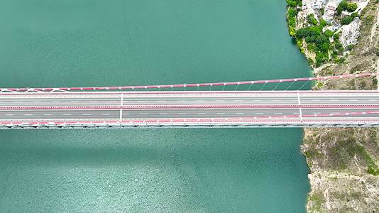 4K延时航拍川西泸定大渡河大桥风光视频的预览图