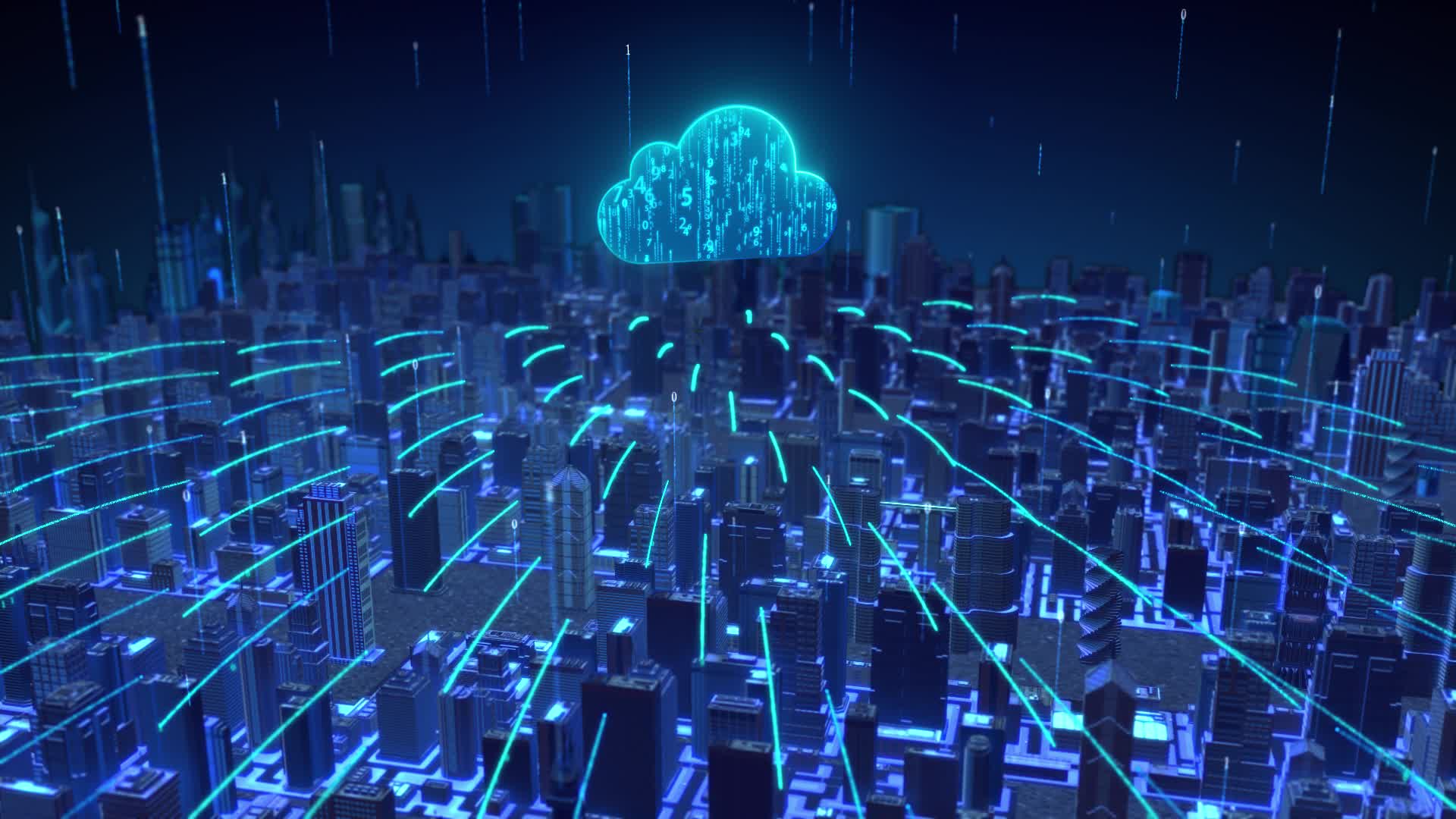 科技城市云计算数据中心视频的预览图