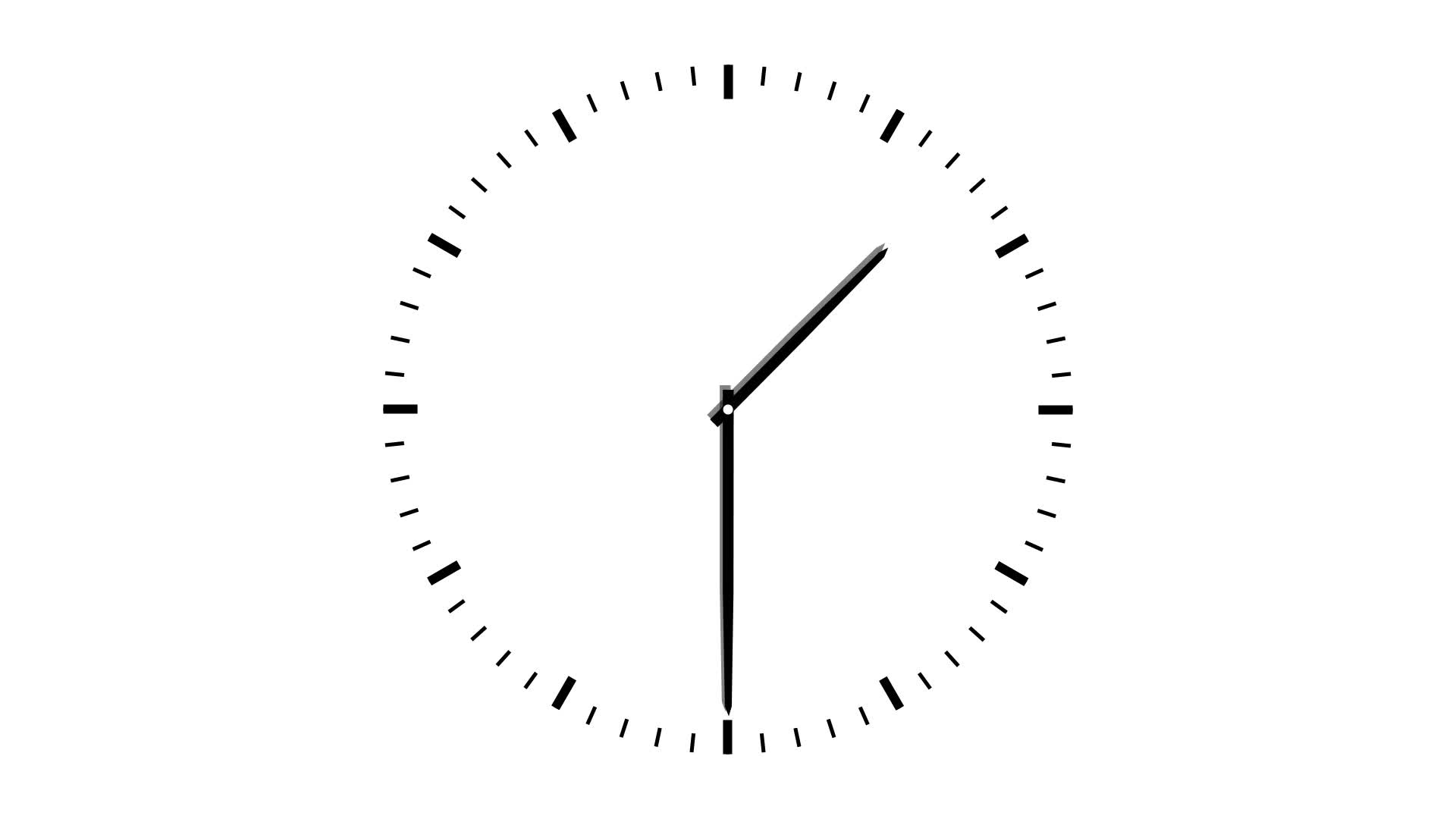 钟表快速转动无缝循环视频的预览图