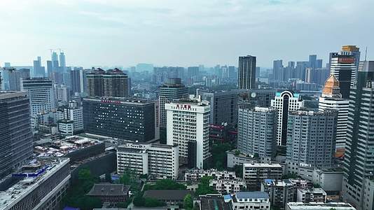 4K航拍四川省成都市天府广场视频的预览图