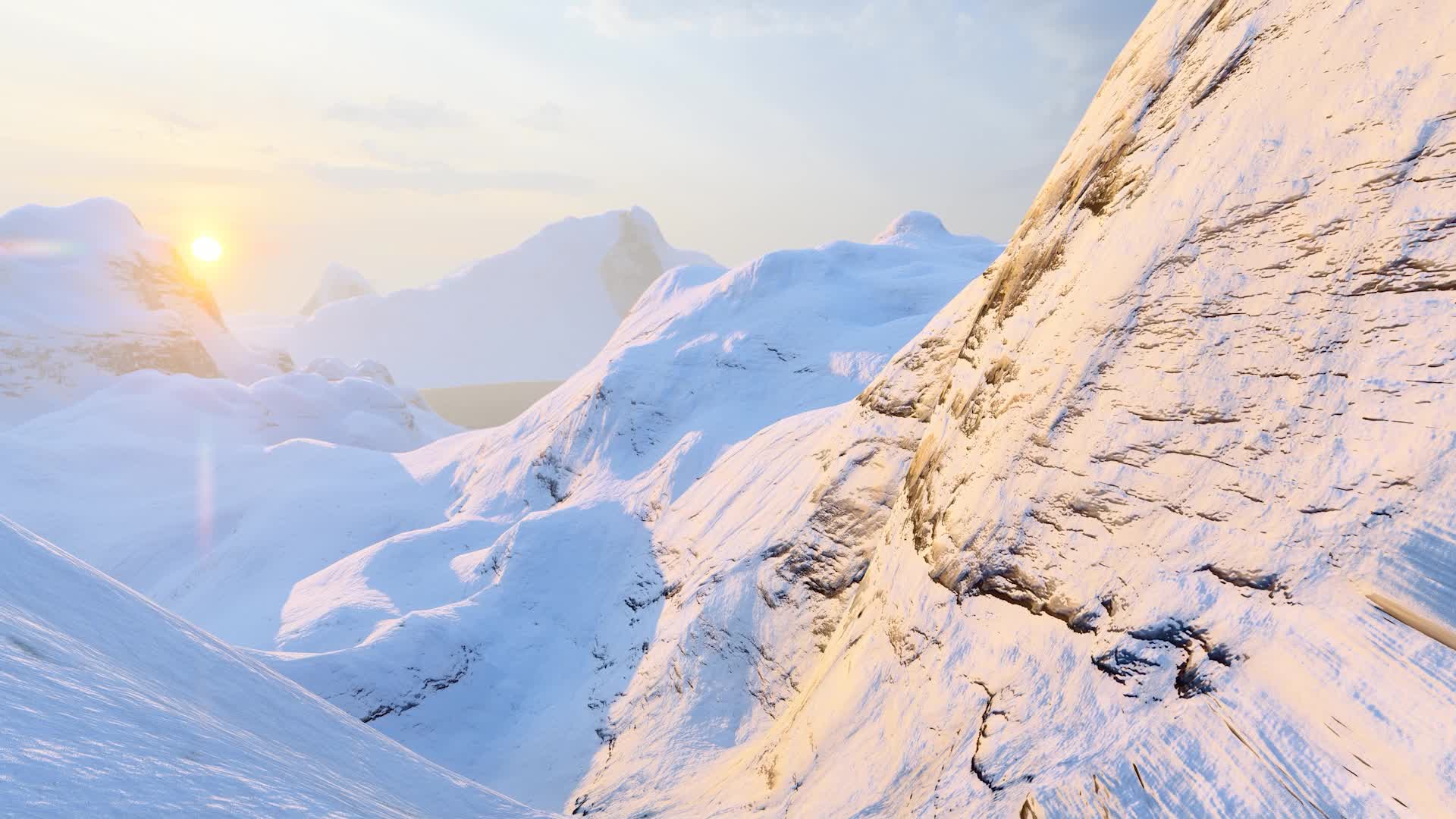 高原雪山冰川风景湖泊视频视频的预览图