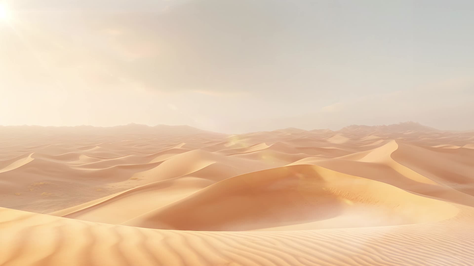 唯美沙漠自然风光视频的预览图