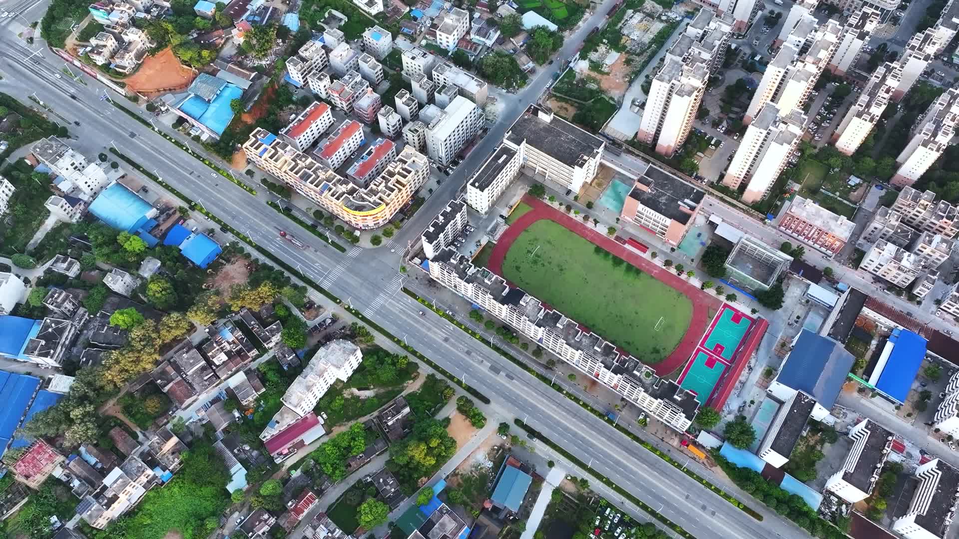 4K广西广西合浦县城市风光视频的预览图