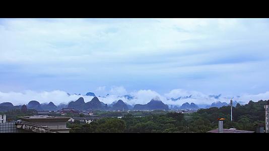 烟雨桂林延时摄影视频的预览图