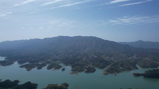 4K湖北阳新仙岛湖5A景区航拍视频视频的预览图