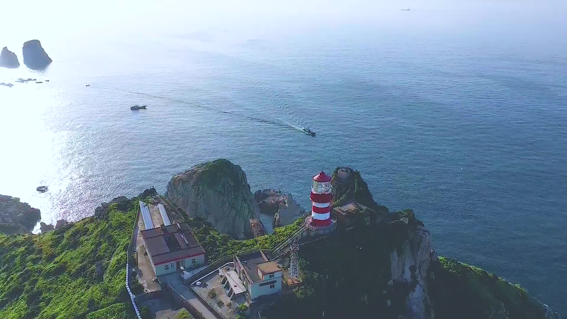 渔山例岛灯塔视频的预览图