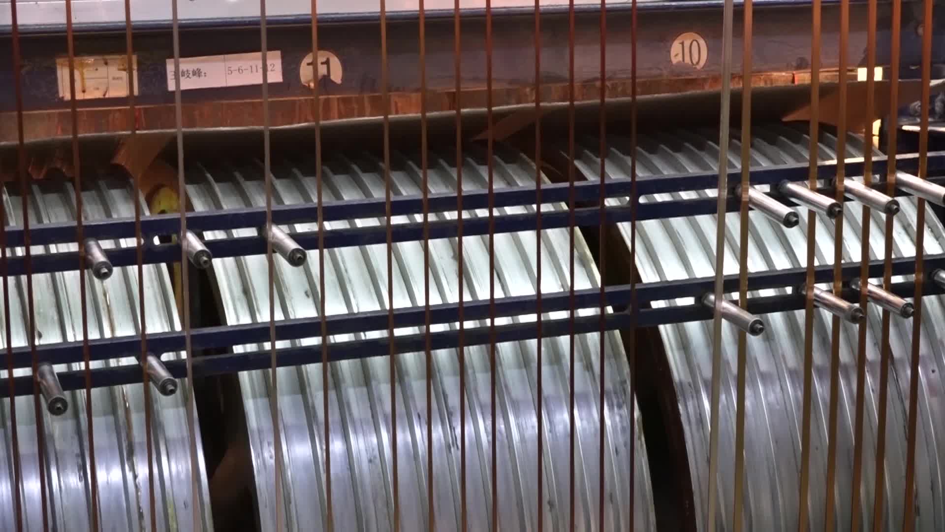 线缆铜线加工电气紫铜企业工厂视频的预览图